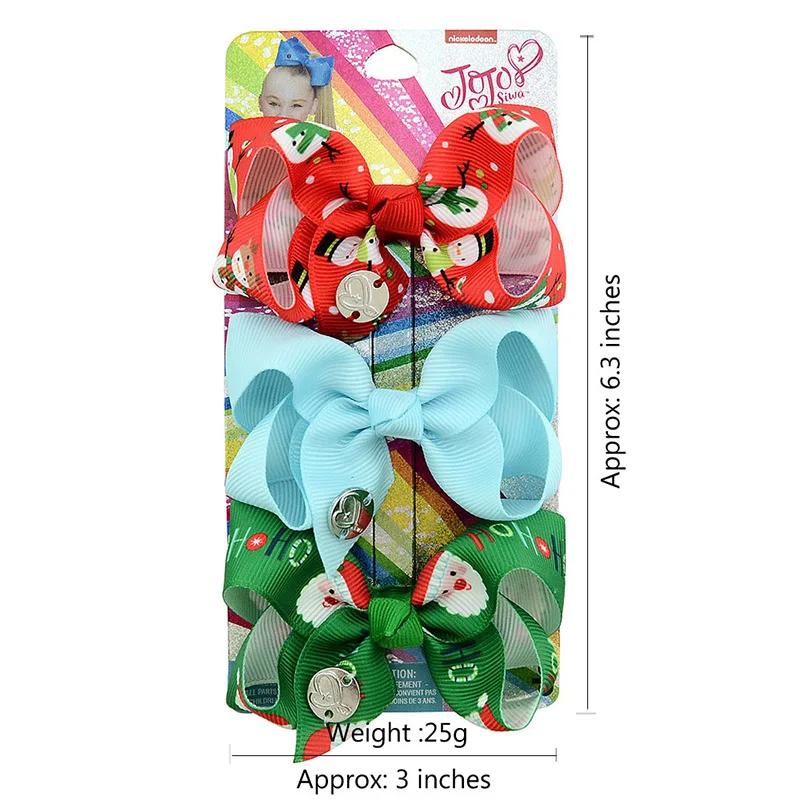 3 Pieces Hairpin Headwear Mini Pringting Ribbon Bow Pet Bowknot Craft Bow NO Clips DIY Wedding Decor Hair Accessories 893