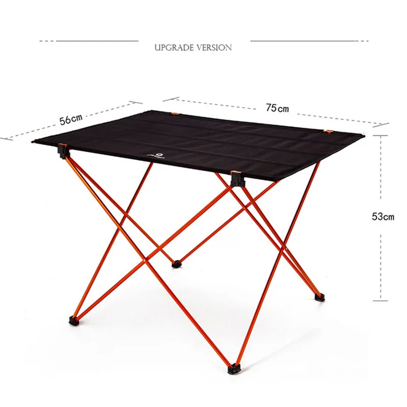 Портативный Складной Стол 7075 Алюминиевый сплав стол для 4-6 человек Сверхлегкий Кемпинг синий оранжевый дешевый Кемпинг 7075 стол