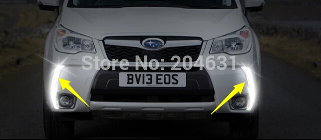 

High quality luxury LED Daytime running lights front Fog lamp Fog Lights 2014 SUBARU Forester fast air ship