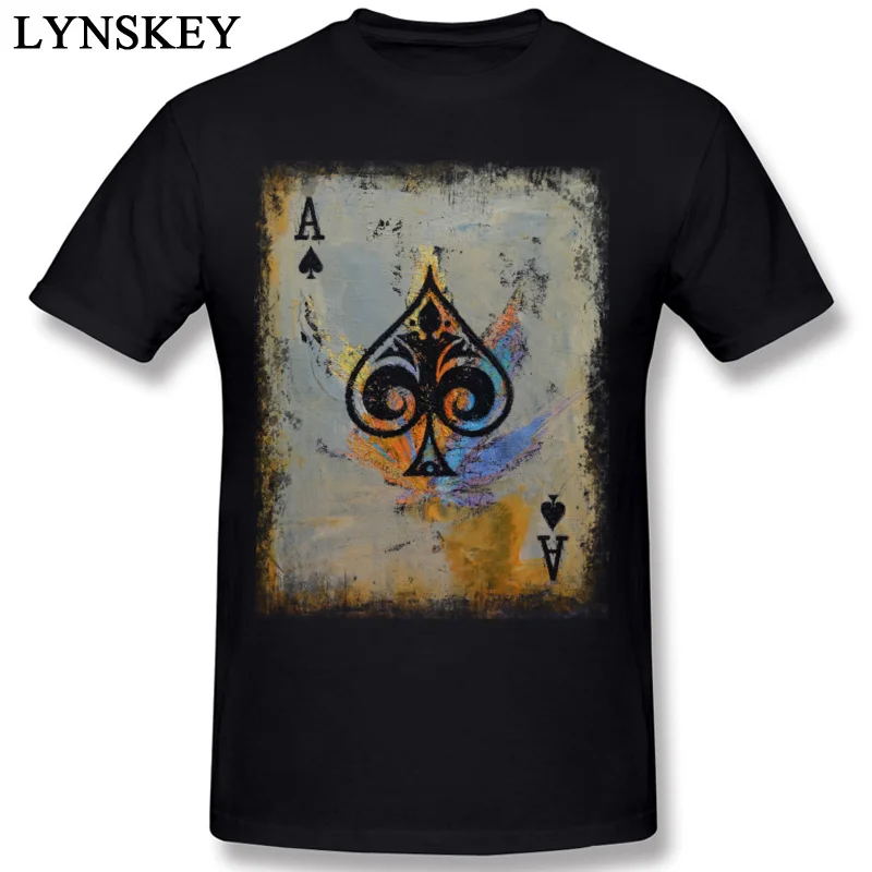 T Shirt Short Sleeve Geek 2017 Hot Sale ACE Round Collar 100% Cotton Adult Summer/Fall Tops Shirts Geek Tee Shirts Top Quality black