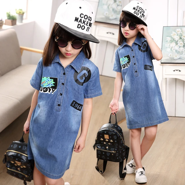 girls dresses jeans