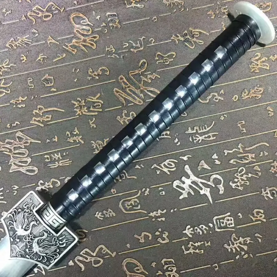 Ручной работы китайская династия Хань меч династии 1095 высокий клинок из марганцевой стали Азиатский самурайский Цзянь