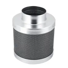 Нержавеющая сталь угольные фильтры 4 дюйма гидропоники не допускайте контакта запах домашняя мастерская угольные фильтры