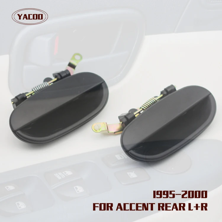 

1PAIR REAR EXTERIOR DOOR HANDLE FOR HYUNDAI ACCENT 1995 1996 1997 1998 1999 OEM:83650-22000 83660-22000