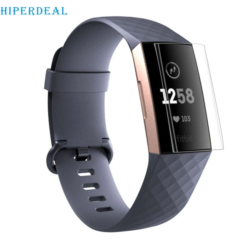 HIPERDEAL для Fitbit чехол мягкий защитный силиконовый из ТПУ прозрачный Чехол Charge 3 Band