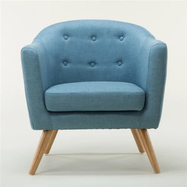 Excellent Mid Century Modern Style Sofa / Love Seat With Wood Legs Living Room Furniture Single Couch Tufted Button Fabric Accent Chair 4 Excellent Mid Century Modern Style Sofa / Love Seat With Wood Legs Living Room Furniture Single Couch Tufted Button Fabric Accent Chair 4