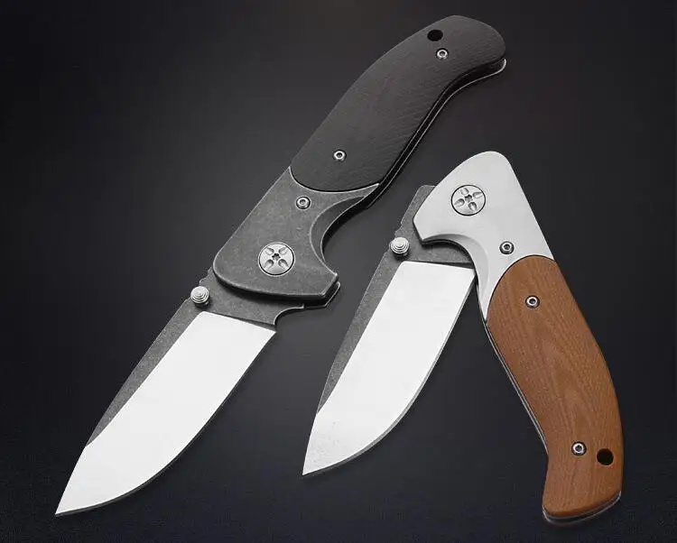 

LLxxmm Tactical Folding Knife Navajas AUS-8 Blade G10 Handle Camping Hunting Survival Military Knife EDC Tools
