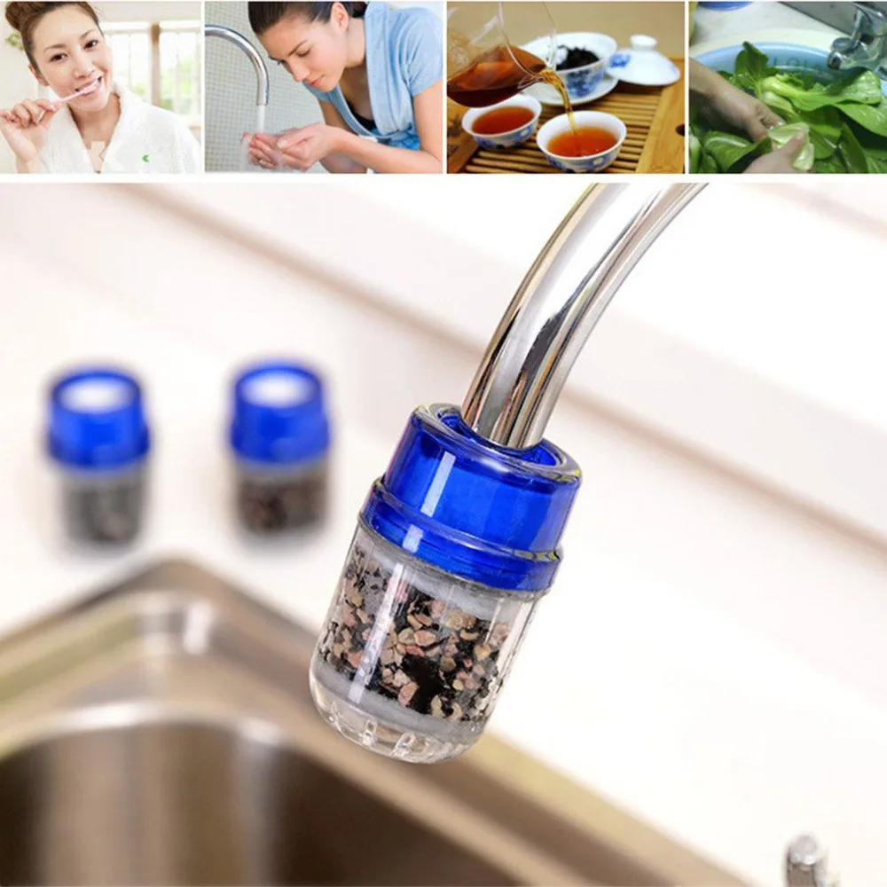 Универсальный угольный очиститель воды кран кухонный кран фильтр для воды домашний отель инструмент для ухода за здоровьем