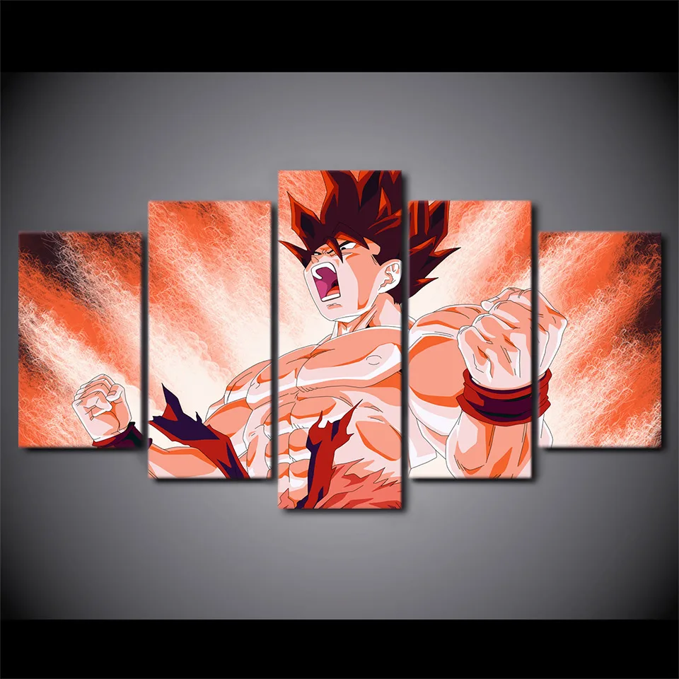 5 шт./компл. HD с принтами-защелка Dragon Ball Гоку аниме Книги по искусству работает