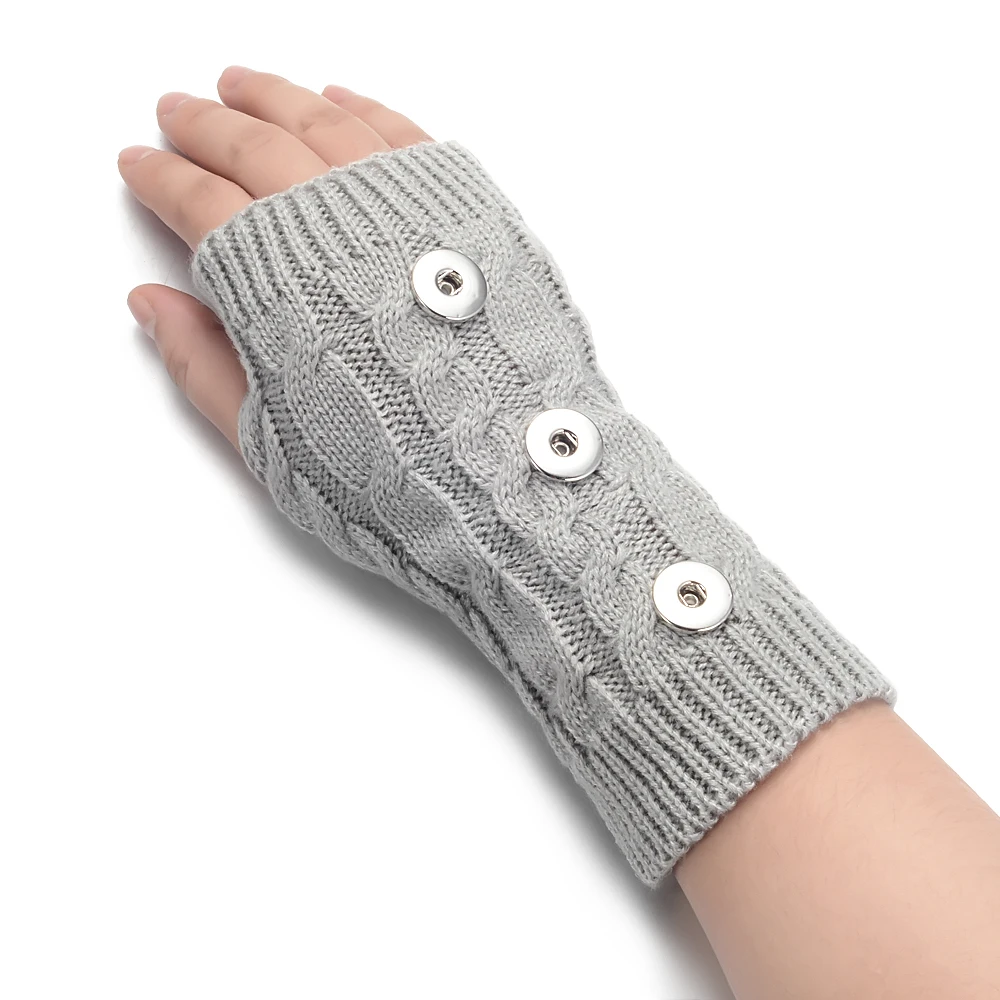 

10pcs/lot 7 Colors Winter Snap Glove Arm Warmer fits 18mm GingerSnaps Jewelry NN-696*10