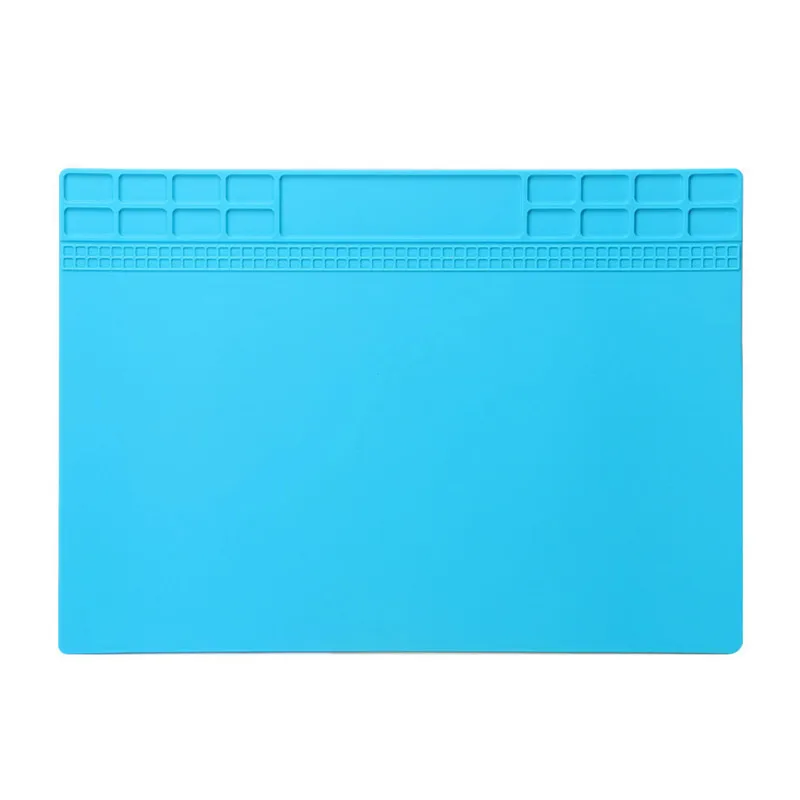 

Anti Static Magnetic Heat Insulation Silicone Pad Desk Mat Soldering Repair Work Working Pad Desk Platform Solder Rework Repair