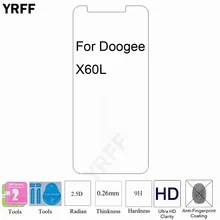 2 шт 2.5D 0,25 мм 9H Для Doogee X60L X55 X53 X50 Защитная пленка для экрана из закаленного стекла для Doogee X55 X53 X60L инструменты