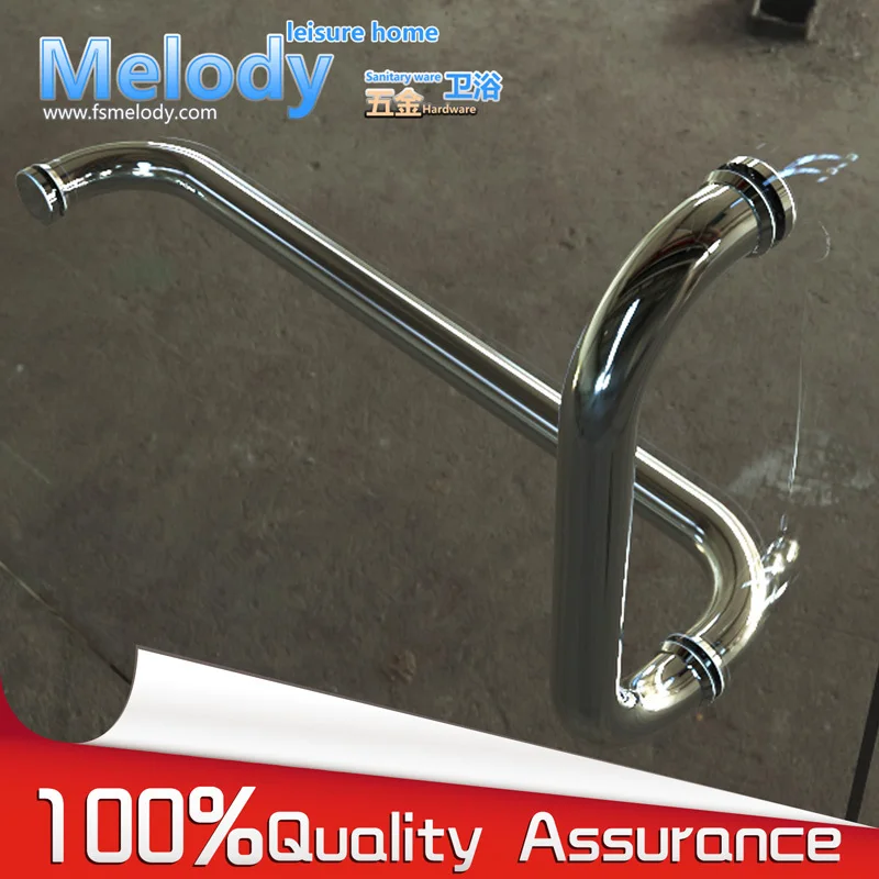 Buy Frameless Shower Door Handle L shape 304 stainless