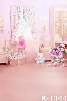 

Dreamlike Pink Baby Room Photography Backdrops Vinyl Photo Studio Background Cloth Newborn Props Photo Studio