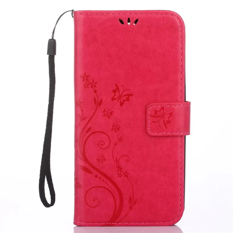 Ybhnfog в стиле ретро из искусственной кожи чехол-портмоне с откидной крышкой крышка чехол для samsung Galaxy J6 J4 A6 A8 A5 J3 J5 J7 A3 S9 S8 S6 чехлы для телефонов - Цвет: Розово-красный