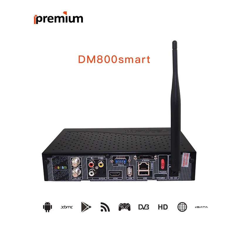 

Digital Satellite Receiver MPEG-2 MPEG-4/H.264 DVB-S2 DM800SMART HD Android TV Box With Remote Control