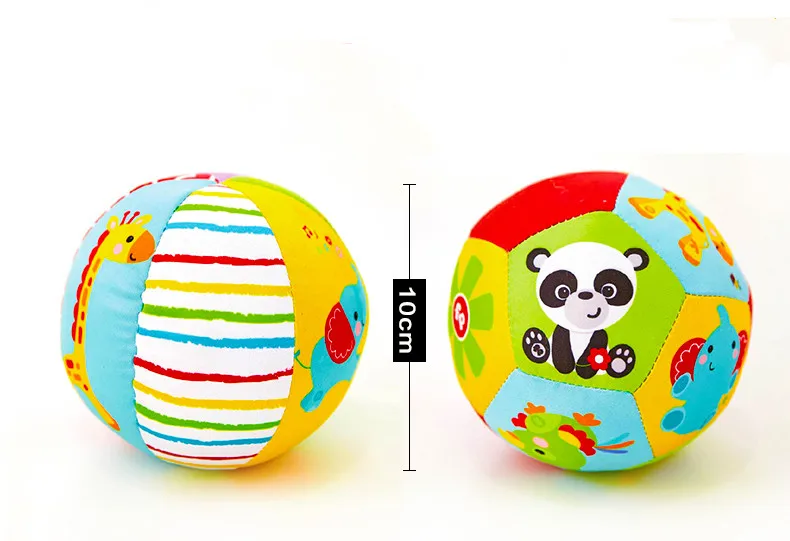 Baby Toys Animal Ball Soft Stuffed Toy Balls Baby Rattles Infant Babies