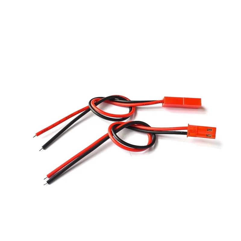 

1pair JST/SYP plug wire 2P pull type connection with line LED male and female plug 2P tin plating 15CM