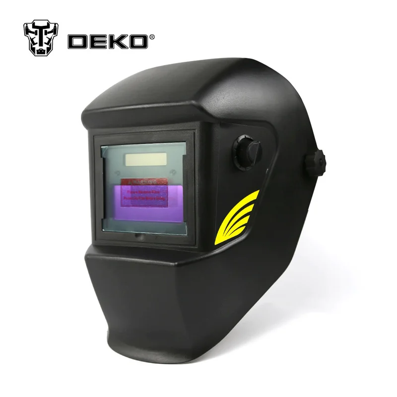 DEKO Basal Black Solar Auto Darkening MIG MMA Electric Welding MaskHelmetWelding Lens for Welding Machine or Plasma Cutter DEKO Basal Black Solar Auto Darkening MIG MMA Electric Welding MaskHelmetWelding Lens for Welding Machine or Plasma Cutter