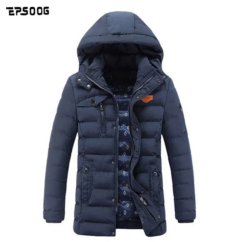 

Men's 2016 new winter coat and long sections men jacket Fashion personality