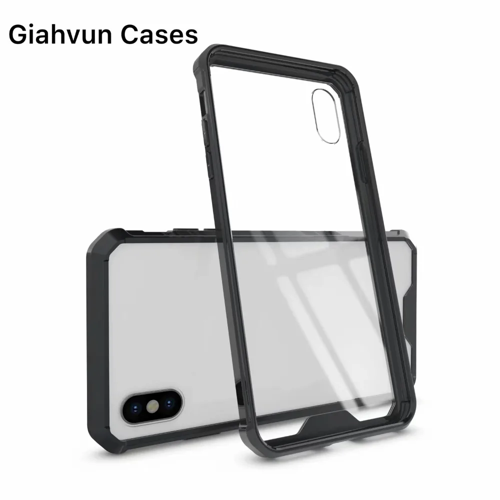 

Transparent TPU Acrylic Armor Anti-knock Protective Case For Samsung Galaxy A3 A5 2017 A7 2017 A5 A7 2018 phone Cases Back Cover