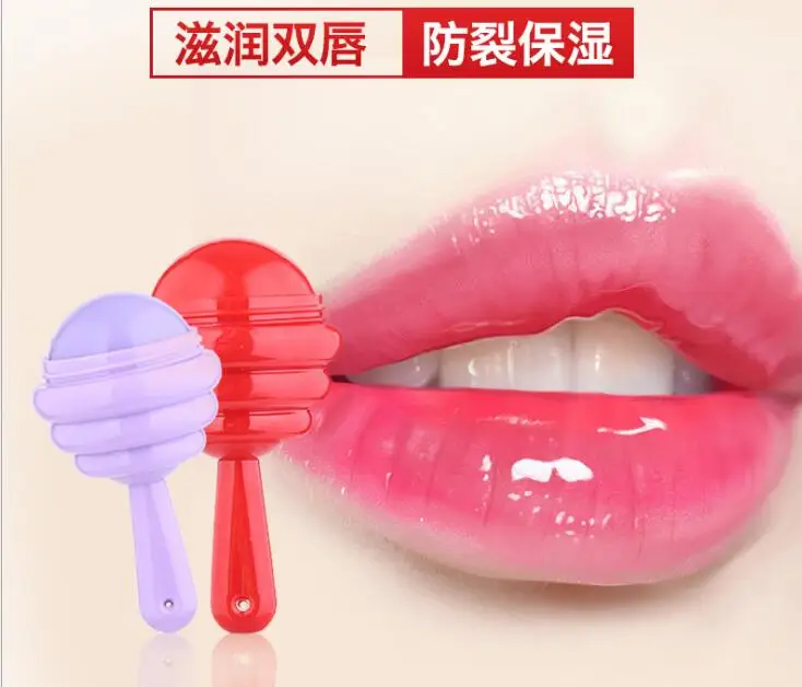 BMEISION Lollipop Honey Fruit Lip Balm Moisturizing Moisturizing