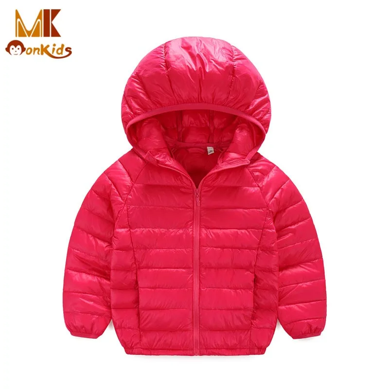 

Monkids Candy Color Down Jacket for Girls Winter Coat Warm Coat&Jackets For Children Windbreaker Parkas Children's Clothing