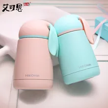 Nur Lift Neue Jahr Mini Kaninchen Thermische Flasche Tasse Edelstahl Reisebecher Kaninchen Charmante Tragbares Wasser Tassen Weihnachtsgeschenk
