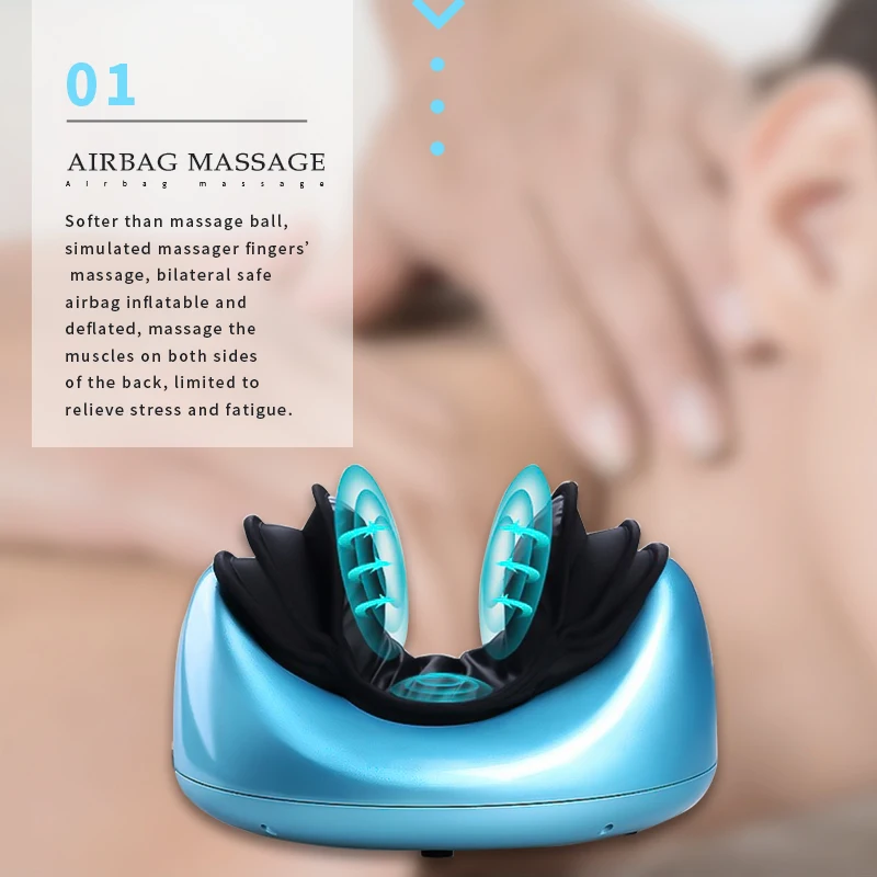 Therapeutic Air Pressure Neck Massage Pillow with Heatingin Massage