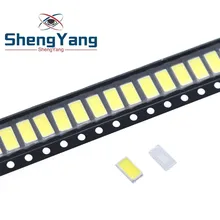 200 шт 5630/5730-CW/WW 0.5W-150Ma 50-55lm 6500K белый светильник SMD 5730 5630 Светодиодный 5730 Диоды(3,2~ 3,4 в