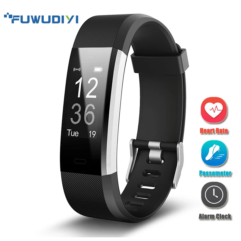 

FUWUDIYI Fitness Watch Heart Rate Monitor Smart Wristband Waterproof IP67 Bluetooth Bracelet With Pedometer Distance Calorie