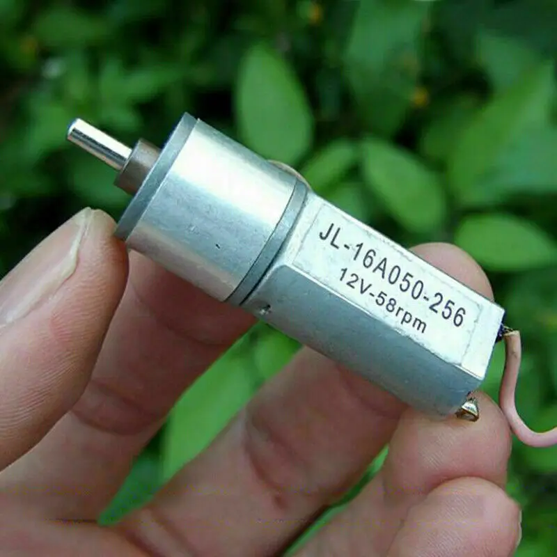 DC 6V~12V 73RPM Micro Mini 16mm Full Metal Gearbox Gear Motor Reducer Slow Speed