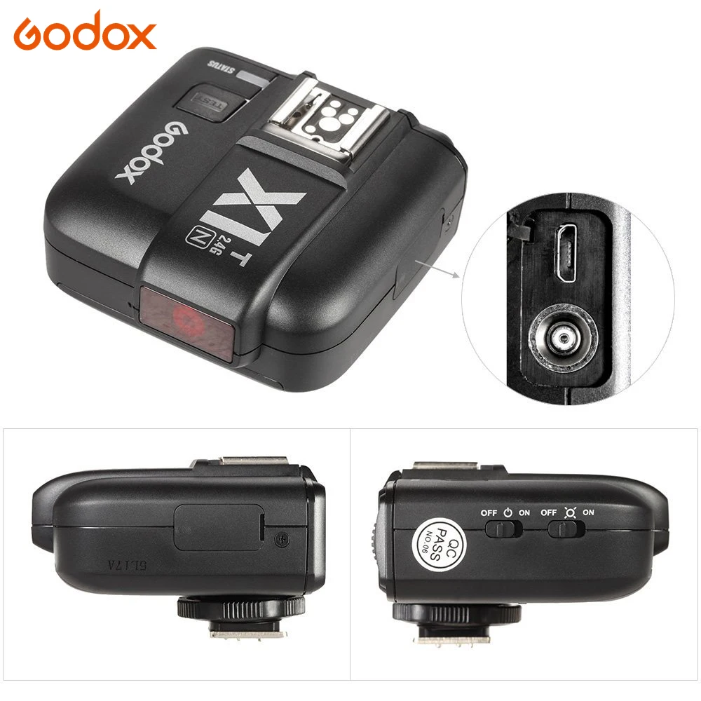Godox X1t X1 комплект ttl 2,4G беспроводной триггерный передатчик вспышки приемник для Canon для Nikon для sony TT685 V860 II Вспышка speedlite