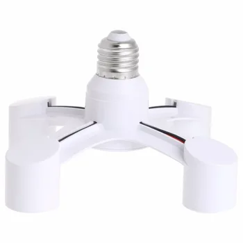 

4In1 E27 To E27 Base Socket Splitter LED Light Lamp Bulb Adapter Holder
