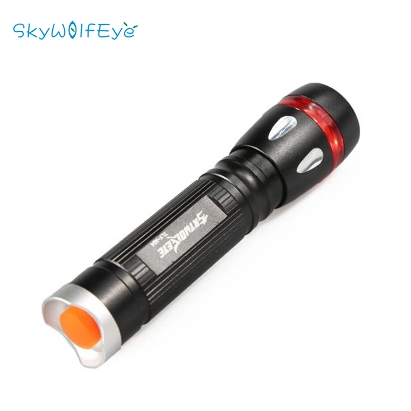 

skywolfeye 3000 Lumens 3 Modes CREE XML T6 LED 18650 Flashlight Torch Lamp Light Outdoor L61221 drop ship