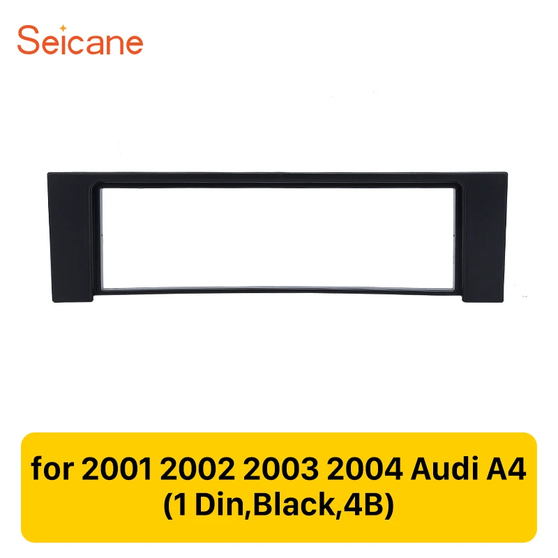 Seicane черный 182*82 мм стерео рамка Dash Kit 1Din автомобильный DVD плеер Радио панель фасции