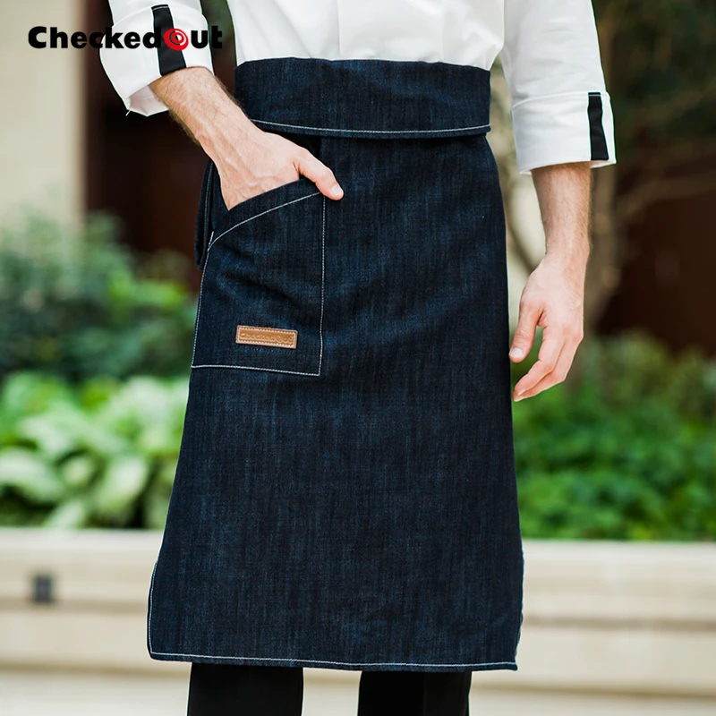 

Hotel and restaurant high quality denim waist apron for chef