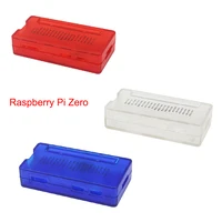 Latest Raspberry Pi Zero Case Plastic 3 Color Red Blue Transparent GPIO Reference Case for Raspberry Pi Zero W 1.3 