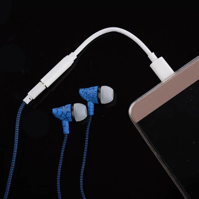 Qqpow USB C штекер 3.5 мм для наушников женский AUX конвертер кабель Для Sansumg Galaxy S8 плюс