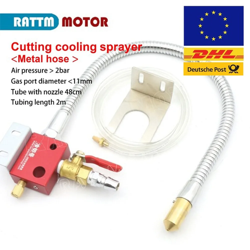 

Metal Air Pipe cnc mist cooling system CNC Lathe Milling Drill Engraving Machine Tool for cnc cooling Tube Accessories