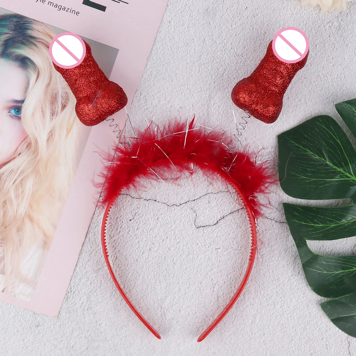 Penis Shape hair headband hair accessories for bachelorette party