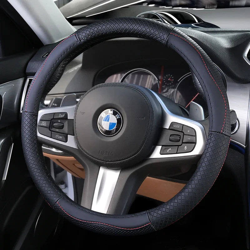 

Top Layer Leather Wheel Steering Covers for BMW 1 2 3 4 5 6 7 Z Series E46 E90 E87 F20 F22 F45 F30 G20 E60 F10 G30 F01 G11 E89