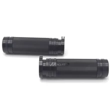 Универсальный " 25 мм мотоциклетные ручки для Honda Steed 400/600 SHADOW 400/750 Magna 250/750 Harley Suzuki Yamaha серебро