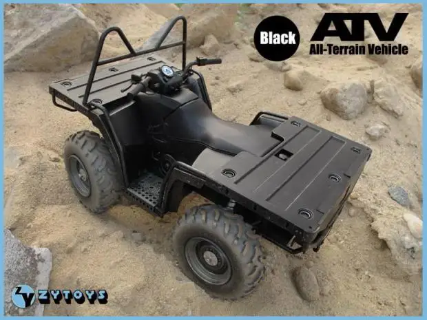 ZY Toys ATV 1/6 военный вездеход внедорожный мотоцикл модель для 12 дюймов Фигурка DIY