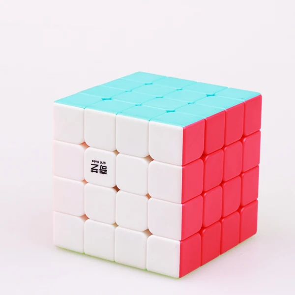 QIYI 2x2x2 3x3x3 4x4x4 5x5x5 волшебный кубик-головоломка Профессиональный скоростной кубик без наклеек QiYi Cubo Magico развивающая игрушка для детей - Цвет: 4x4x4