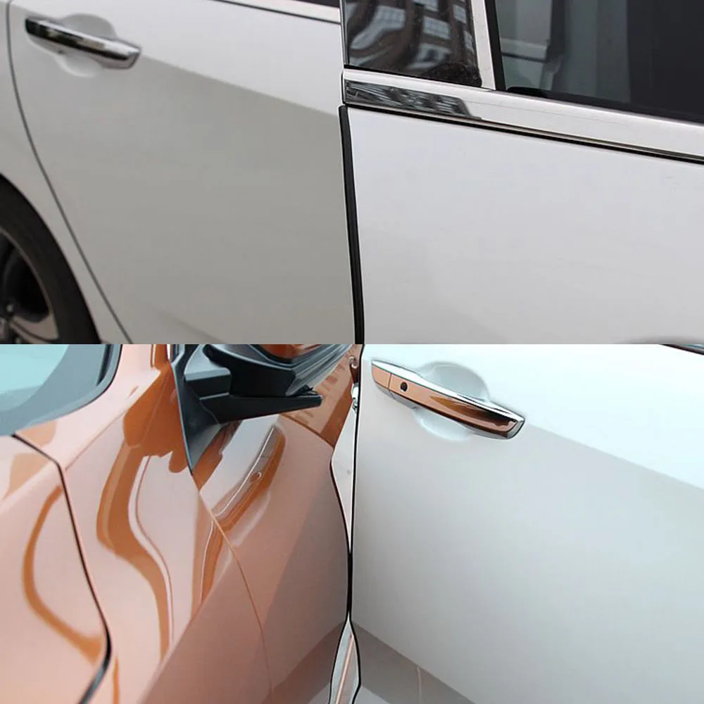 8 м Защита от царапин на двери автомобиля полоски резиновые края дверные молдинги боковая защита наклейка царапины для автомобиля Стайлинг