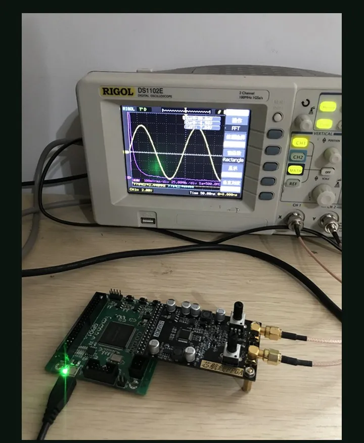 FPGA, AD9767 высокоскоростной двухканальный модуль DAC, с FPGA макетной платой, совместимый с DE2