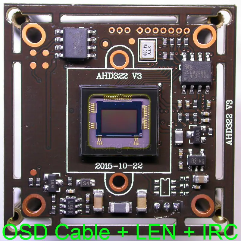 bilder für AHD-H 1920x1080 1/2. 9 "sony exmor cmos imx322 + nvp2441 cctv-board-kamera-modul bord + osd-kabel + irc + 2.0mp len bilder für AHD-H 1920x1080 1/2. 9 "sony exmor cmos imx322 + nvp2441 cctv-board-kamera-modul bord + osd-kabel + irc + 2.0mp len