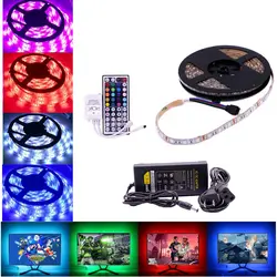 SMD5050 RGB Светодиодные ленты полный Цвет градиент Ambilight DC 12 V/24 V светодиодный свет Газа Применение для Светодиодный ТВ Кухня тумбочка