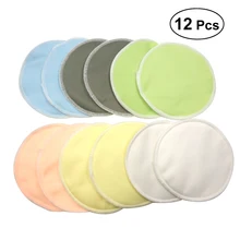 12 шт многоразовый Бамбуковый материал анти-подушечки при галакторее герметичные моющиеся подкладки бюстгальтера для ухода за грудью(разные цвета